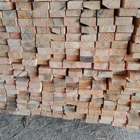 建筑木方 呈果3x4辐射松建筑木方厂家 批发工地方木