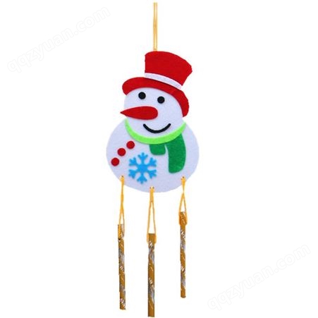 圣诞节DIY手工风铃挂件 幼儿园益智玩具小礼品礼物装饰用品