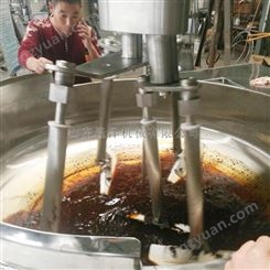 生产火锅料机器设备 全自动行星搅拌炒锅 隆泽大型自动火锅炒料机