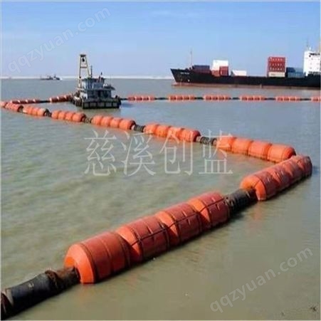加工海上管道浮筒 塑料警示浮标定制 上沙管浮托厂家
