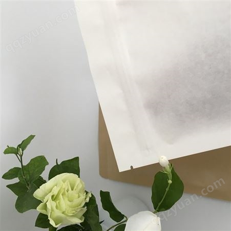 华普世茶叶坚果零食袋 休闲食品包装袋 开窗白牛皮纸袋 干果干货自立自封袋