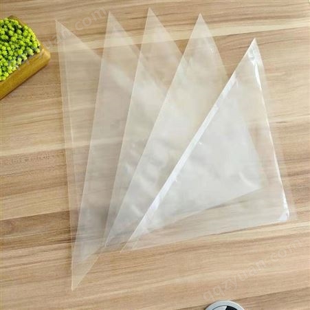 三角型包装袋生产厂家 虾滑鱼滑肉丸包装袋 虾仁包装袋 透明食品袋批发