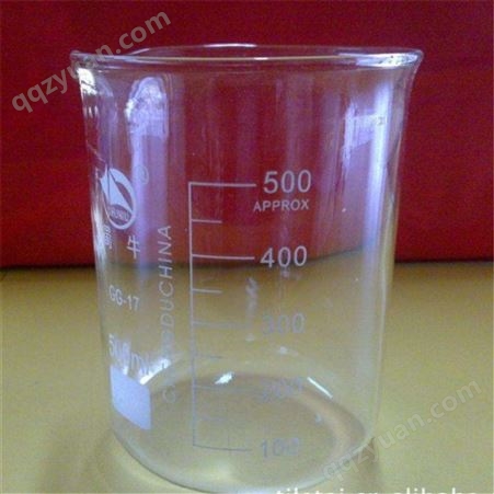 烧杯500ml 铭阳仪器 高型玻璃烧杯 高硼硅耐高温玻璃烧杯