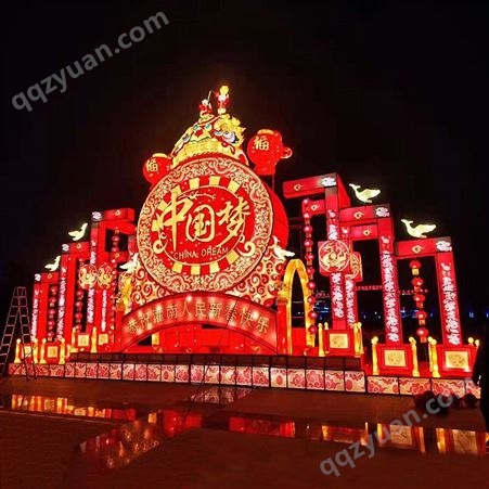 五一节中国传统花灯春节看花灯公司上门制作免费设计