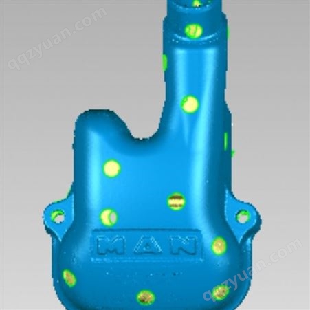 汽车发动机油泵壳零部件扫描方法工业产品设计抄数测绘服务三维蓝光扫描逆向设计服务