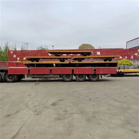 厂家供应发电机拖车平板拖车发电机组运输拖车集装箱拖挂车