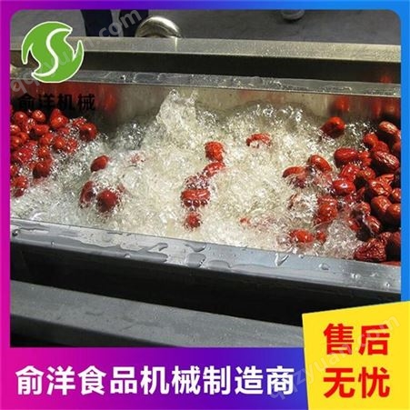 水产品清洗流水线 多功能清洗设备 不锈钢小龙虾清洗机 俞洋供应