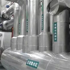 杰瑞专业定制DN600空调集分水器 空调冷（热）水集分水器 空调分集水器 热镀锌集分水器