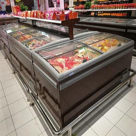商用自携半高展示柜超市低温食品展示柜商场水果乳品饮品展示柜