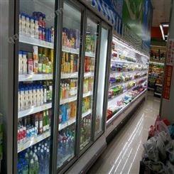 新款风幕柜保鲜柜大容量卧式冰柜超市立式牛奶饮料冷藏雪迎展示柜