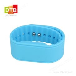 DTB宽型可调节手腕带 表扣型门禁手环 彩色美观防水rfid儿童手腕带