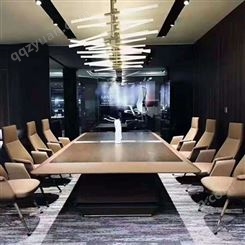 大型办公会议桌 长方形办公桌厂家电话 规格齐全 办公家具