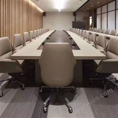 大型办公会议桌 新中式实木会议桌 生产厂家 办公家具