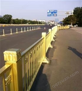 市政城市道路交通黄金莲花护栏马路安全隔离栏