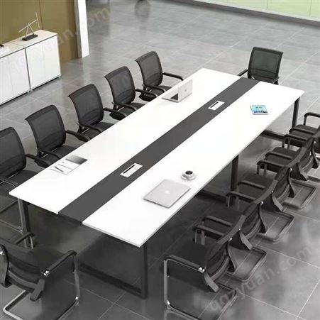 本色金属培训桌椅组合移动办公桌长条桌教育机构拼接会议桌折叠培训桌课桌T-345