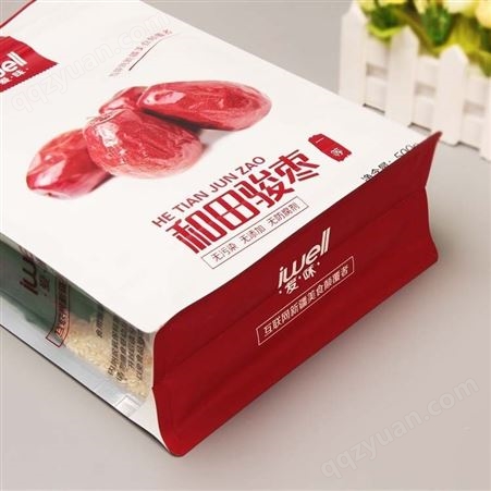 红枣包装袋 八边封铝箔彩印塑料红枣休闲食品自立自封袋厂家定制