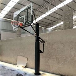 公司现货供应 手动液压篮球架 升降球架