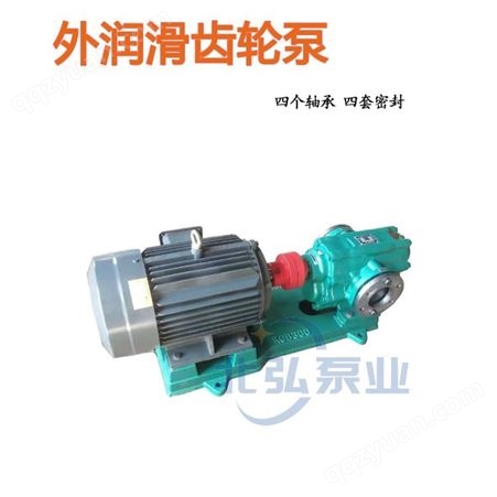 北弘生产WZYB18/0.6外润滑齿轮泵整机 外润滑渣油泵 轴承外润滑泵 耐用渣油泵