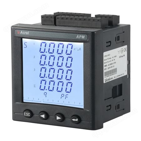 安科瑞APM800/MTP网络电力仪表扩展2路PT100测温
