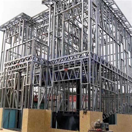 隆昌轻钢房屋龙骨材料 集成房屋钢结构 轻钢别墅龙骨型材生产厂家提供安装和技术指导