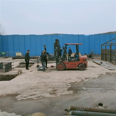 湿电除尘器 建材用湿电除尘器施工现场 湿电除尘器基础施工—河北利安