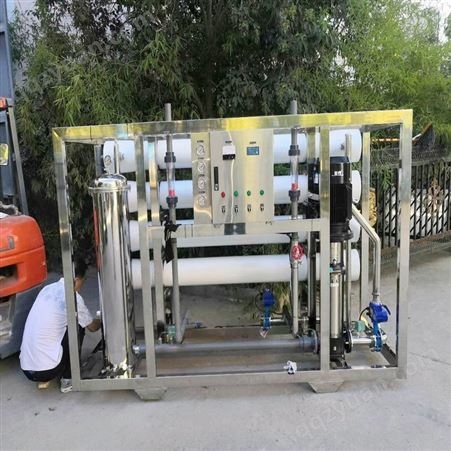 江宇反渗透设备 纯净水设备去除水垢涂料厂水过滤设备