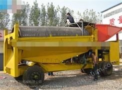 菲律宾移动选矿简单型淘金车 缅甸旱地沙金采选