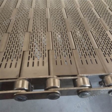 不锈钢链板 金属镀锌输送板链专业定制304清洗机冲孔网链