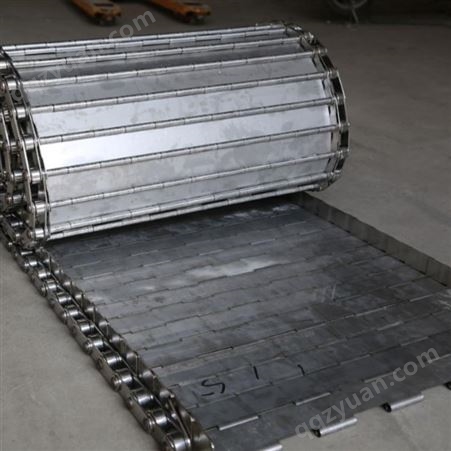 厂家热卖 304不锈钢数控机床排屑机链板 山药烘干输送机