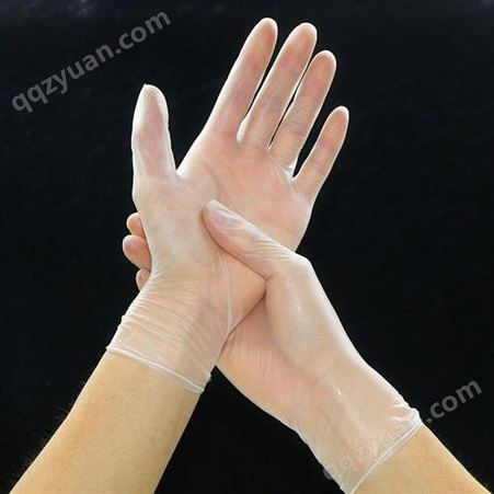 玉手品牌 零售代理 PVC塑胶手套 一次性PVC手套 无粉透明