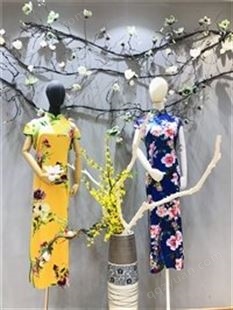 缇汇绣旗袍 夏季新款品牌女装 杭州品牌折扣女装货源