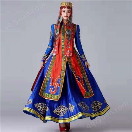 传统中国少数民族服饰舞蹈服演出服