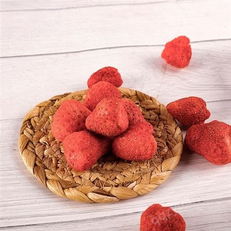 厂家供应冻干草莓脆果蔬脆价格散货批发袋装罐装一件代发