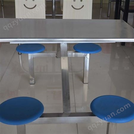 不锈钢食堂餐桌椅 学校食堂餐桌椅 兰州工地餐厅餐桌椅尺寸
