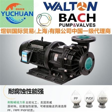 进口化工泵，美国进口化工泵，化工流程泵: 美国WALTON沃尔顿中国代理商