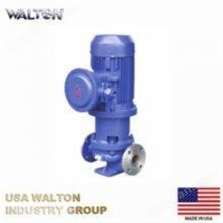进口立式化工泵，进口防爆衬氟管道化工泵：美国walton沃尔顿