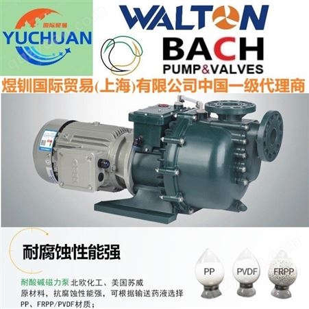 进口化工泵，美国进口化工泵，化工流程泵: 美国WALTON沃尔顿中国代理商