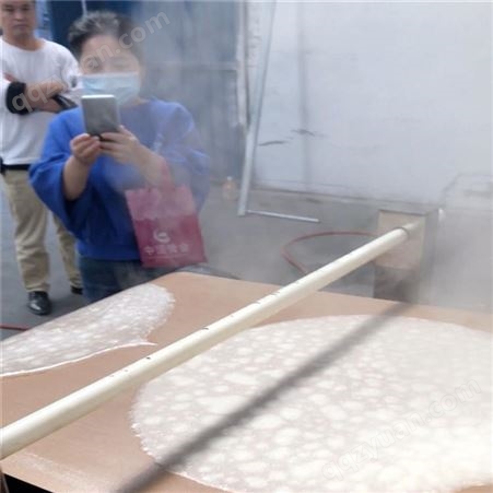 红芋粉皮机生产厂家 大小可调粉皮机器GB450方形河粉机佳元机械提供技术