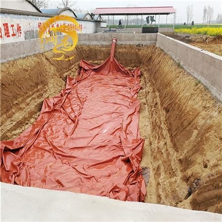 润龙农村家用折叠软体沼气池 高强度抗撕裂红泥沼气池可定制