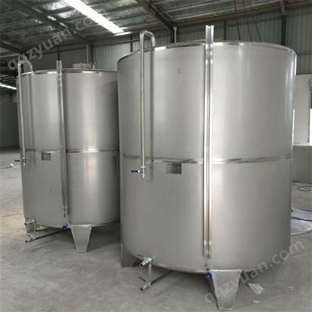 正规不锈钢储酒罐 食品级储水罐 500吨金属容器 现货出售 鸿运达发酵罐批发厂家