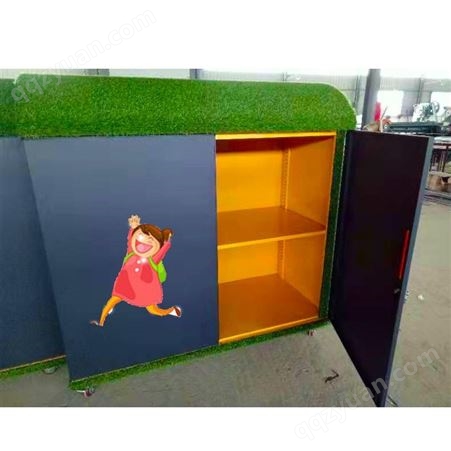 内蒙古石河子顽童广场涂鸦柜玩具收纳柜货源厂家现货供应