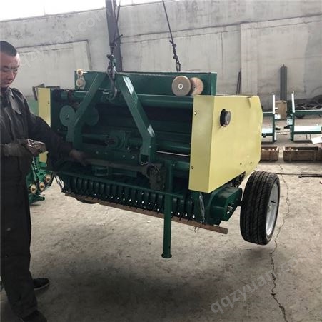 小麦玉米秸秆捡拾打捆机 拖拉机悬挂7010型自动圆捆机