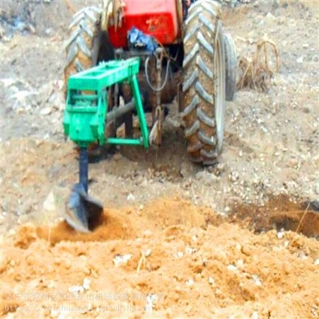 衡水市 拖拉机带挖坑机 地面打眼机 植树挖塘机 电线杆打桩机