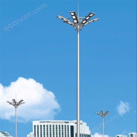 LED高杆灯停车场球场灯15米25米中杆投光灯广场可升降路灯杆厂家 凯佳照明
