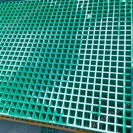 河北宏绰玻璃钢格栅盖板养殖格栅树脂排水沟玻璃钢盖板系统