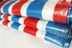 彩条布厂家现货批发防水防晒盖货蓬布 聚乙烯彩条塑料布 便宜好用