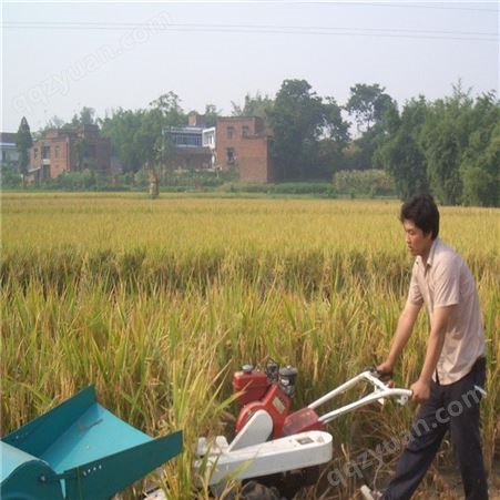 销售1.2米宽小麦收割机 四轮前置艾草割晒机割台