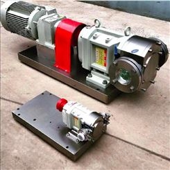 驰通厂家供应LX3A型凸轮转子泵 食品流体转子泵三叶不锈钢转子泵食品泵