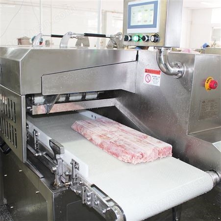 和盈冻五花肉切片 冻肉切片机 冻肉切段 冻肉制品切块设备 工厂直销
