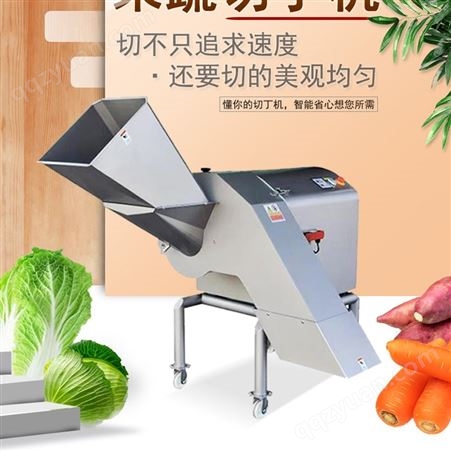 多功能蔬菜切丁切丝机TJ-1500D 大型果蔬切丁机 切胡萝卜丝 土豆